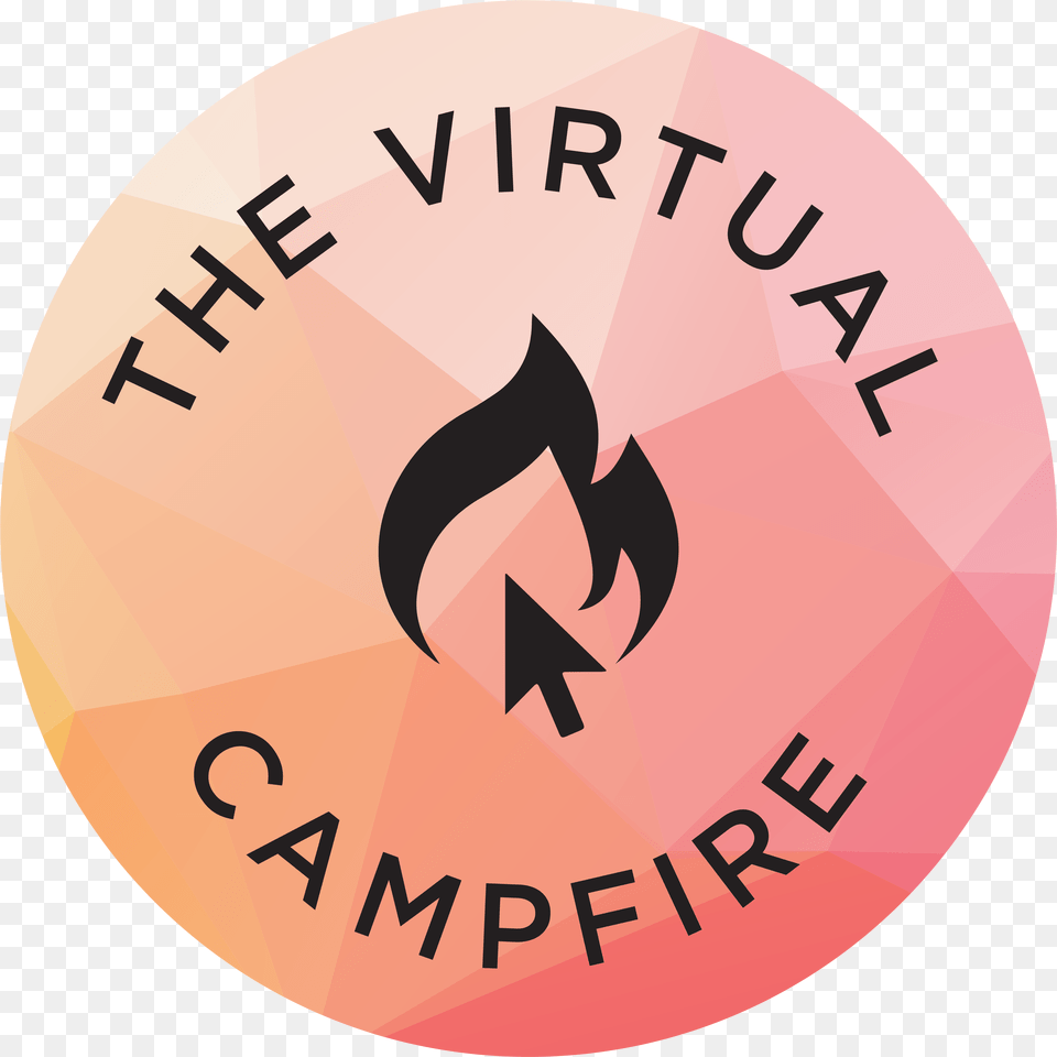 The Virtual Campfire Full Size Seekpng Circle, Logo, Disk, Animal, Fish Free Png Download