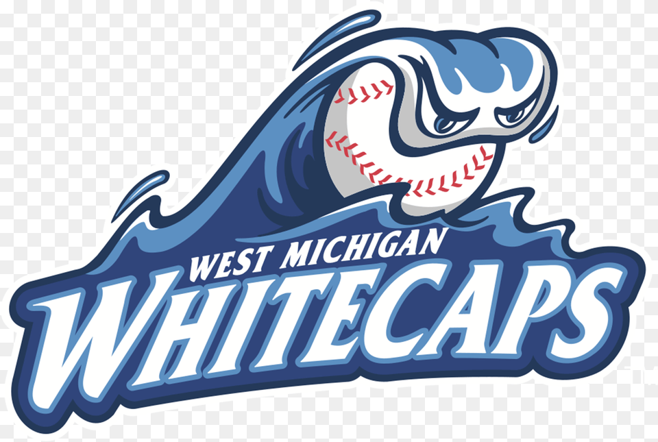 The Visual Metaphor Behind The Logo Of The West Michigan West Michigan Whitecaps Logo, Baseball, Baseball Glove, Clothing, Glove Free Png Download