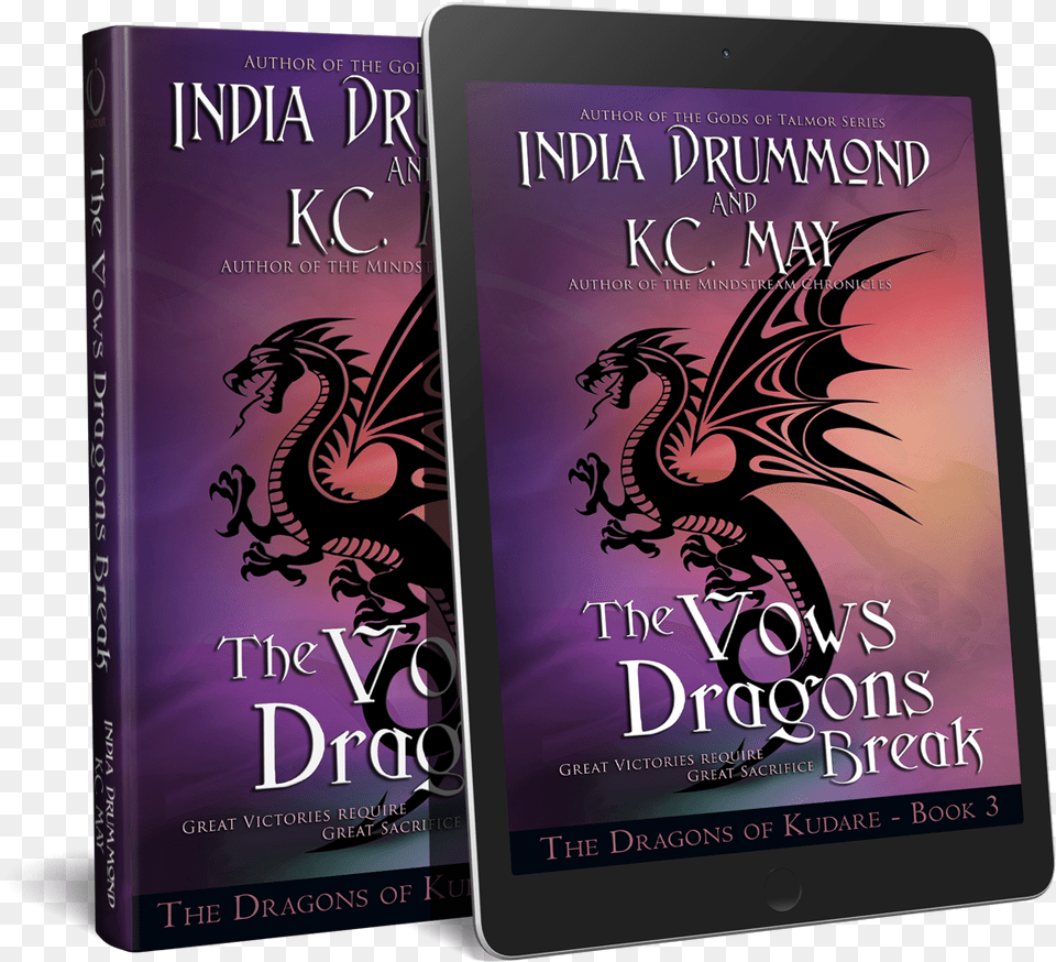 The Vows Dragons Break 3d Images Book Cover, Publication, Electronics, Mobile Phone, Novel Png Image