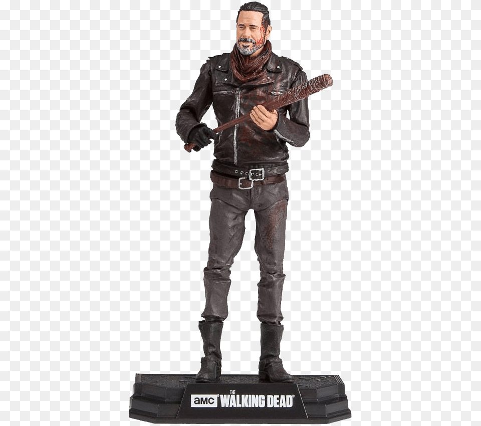 The Walking Dead Actionfigur Negan Bloody Edition Kingsloot, Figurine, Adult, Male, Man Png