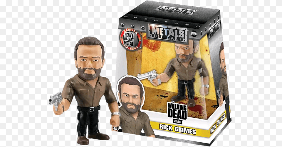 The Walking Dead Boneco Rick Grimes, Weapon, Handgun, Gun, Firearm Free Png Download