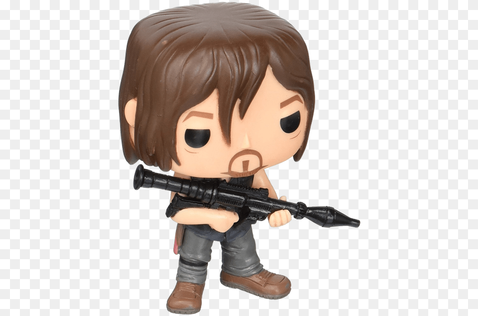 The Walking Dead Cabezon De Daryl, Gun, Weapon, Baby, Person Png