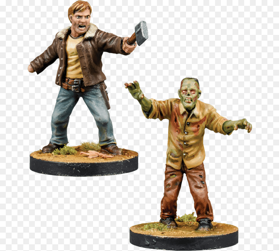 The Walking Dead Figurine, Adult, Male, Man, Person Free Png Download