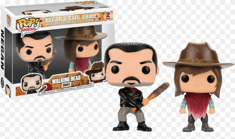 The Walking Dead Funko Pop Carl Grimes, Clothing, Hat, Toy, Doll Png