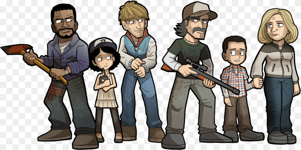 The Walking Dead Game Walking Dead Game Fanarts, Adult, Publication, Person, Woman Free Png