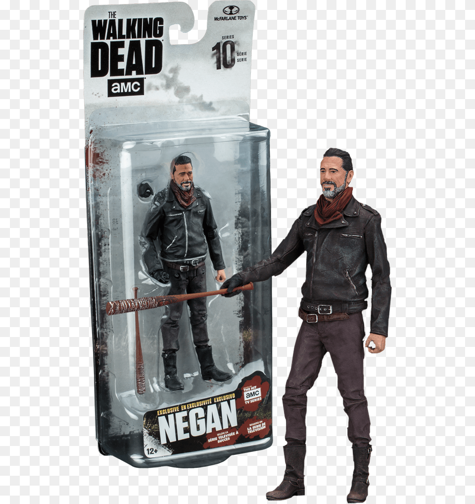 The Walking Dead Negan 5 Inch Figure, Jacket, Clothing, Coat, Person Free Png