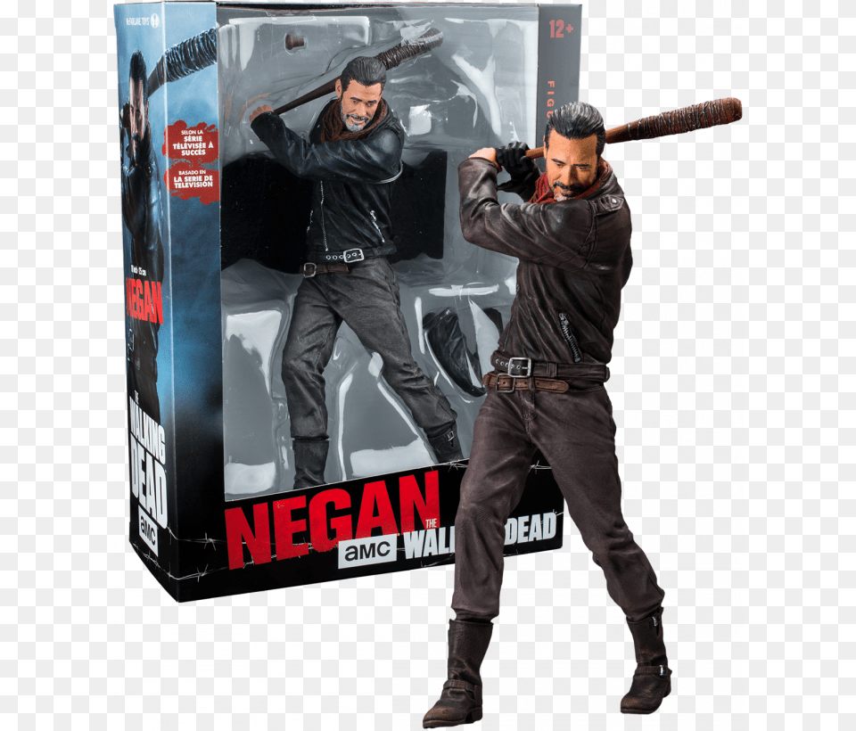 The Walking Dead Negan Walking Dead Tv Negan 10 Inch Deluxe Action Figure, Person, People, Adult, Man Png Image