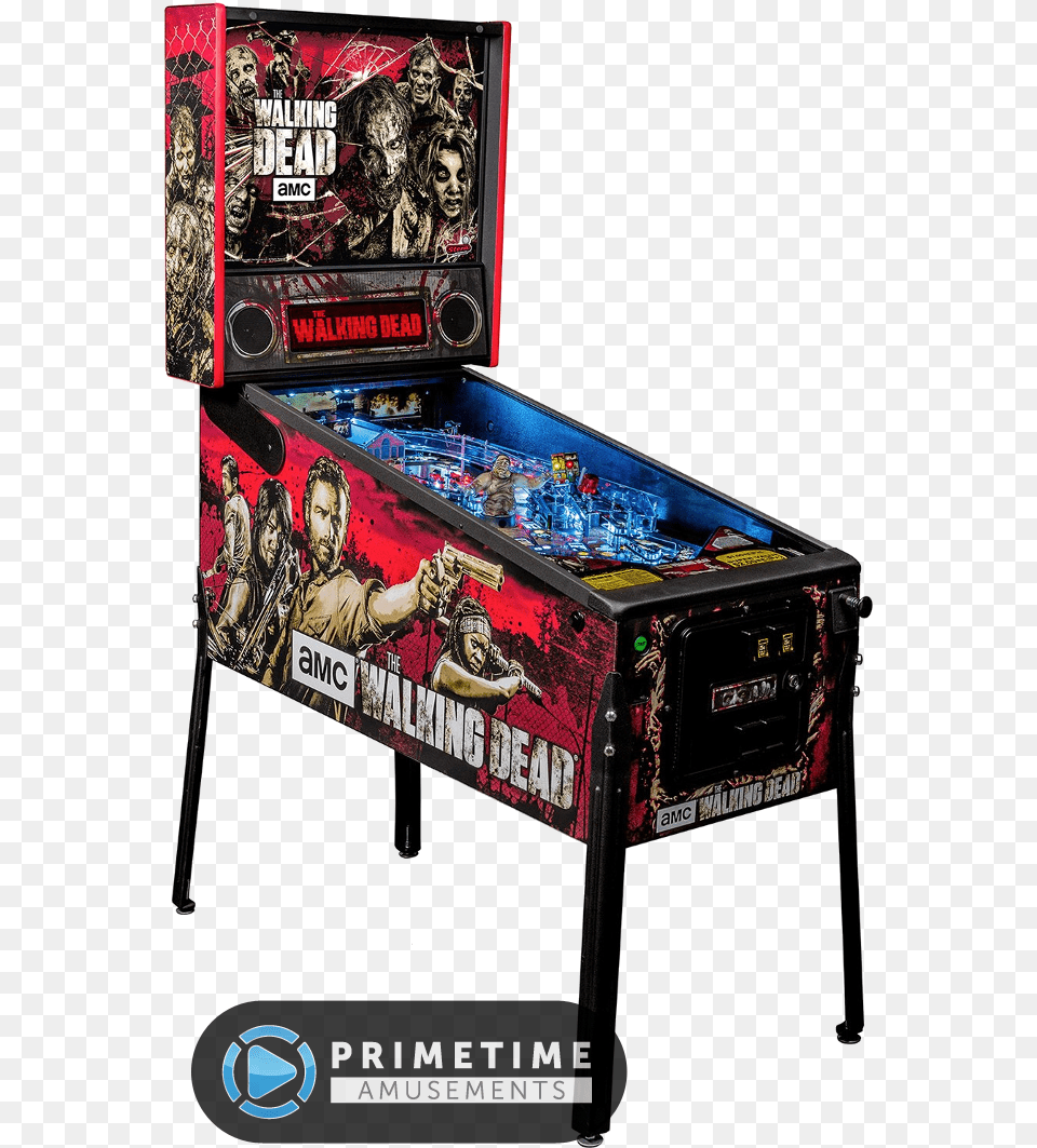 The Walking Dead Pinball By Stern Pinball Pro Model Flipperkast The Walking Dead Pro, Arcade Game Machine, Game, Adult, Wedding Png Image