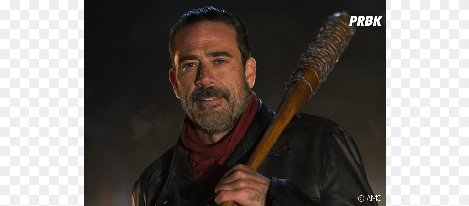 The Walking Dead Saison 7 Does Negan Wear His Scarf, Person, People, Adult, Man Free Png Download