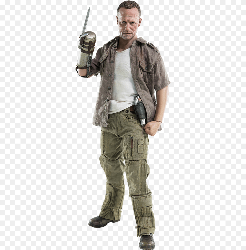 The Walking Dead Sixth Scale Figure Merle Dixon Walking Dead Merle Dixon 16 Scale Action Figure, Clothing, Pants, Adult, Person Free Transparent Png