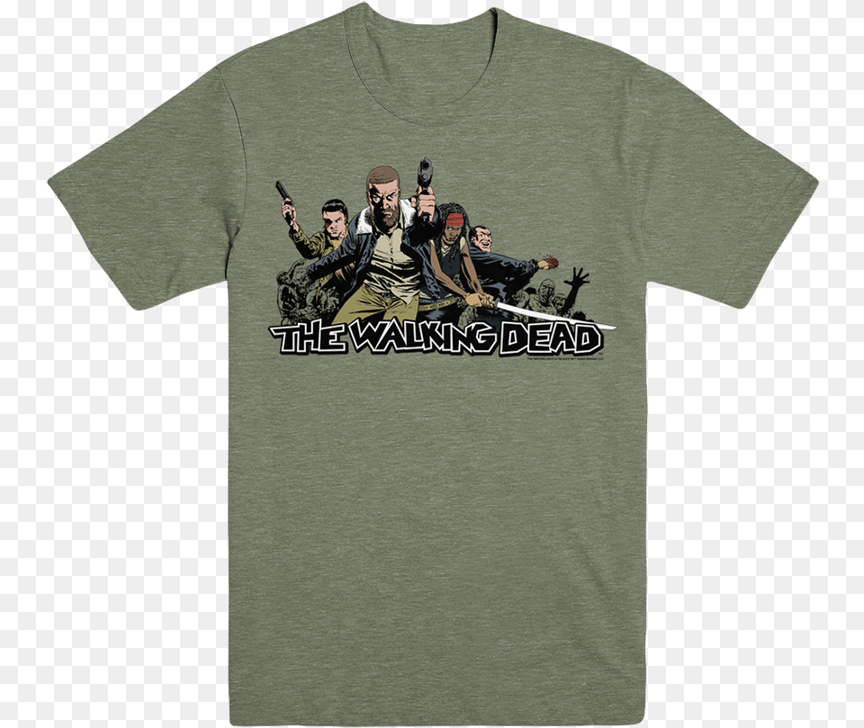The Walking Dead T Shirt The Walking Dead, Clothing, T-shirt, Adult, Male Png