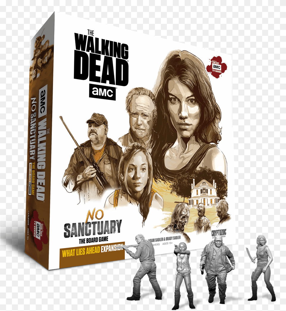 The Walking Dead Twd What Lies Ahead Box Minis, Advertisement, Poster, Adult, Person Png