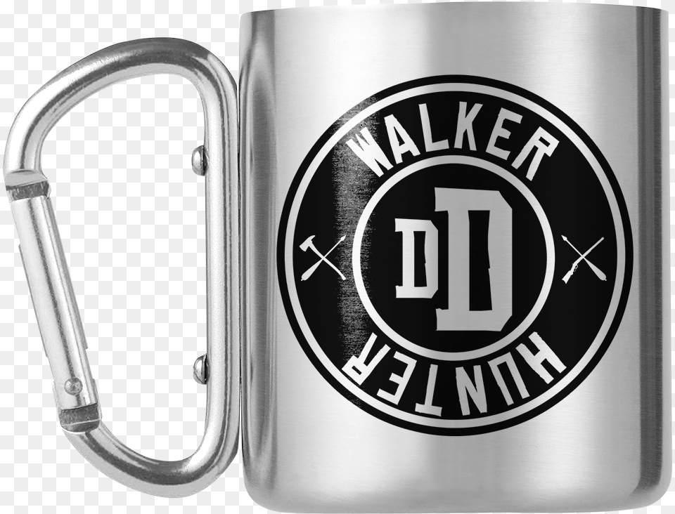 The Walking Dead Walker Hunter Carabiner Mug Friends Logo, Cup, Can, Tin Free Transparent Png