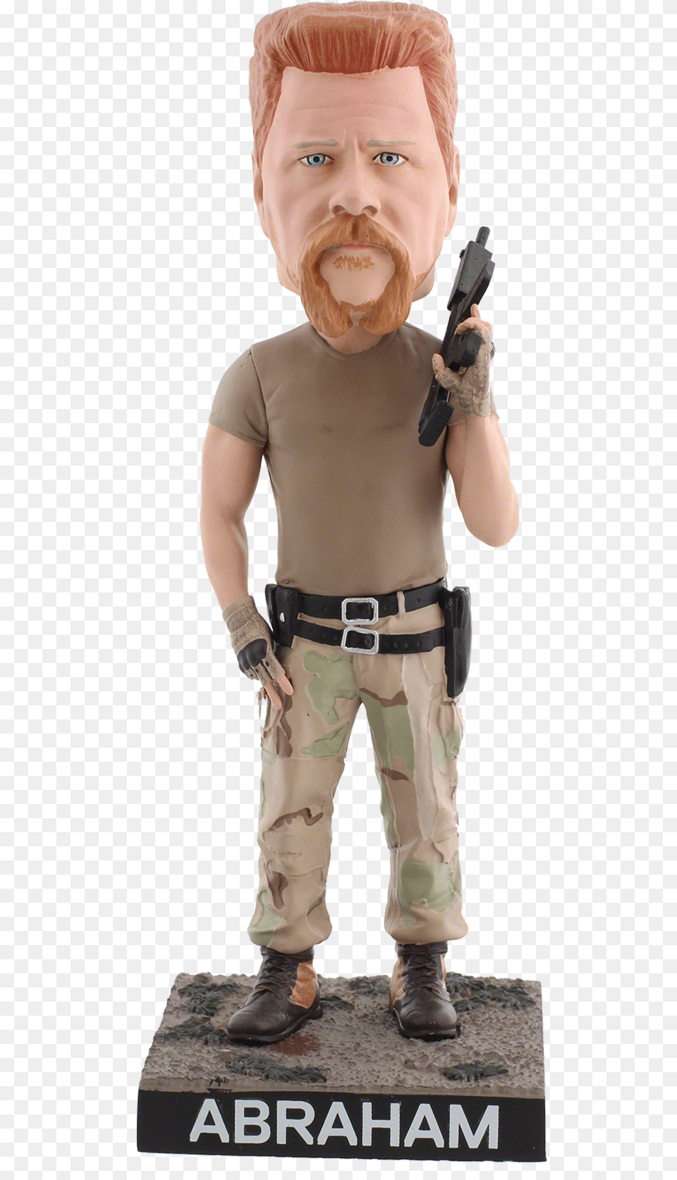 The Walking Dead Walking Dead Abraham Bobblehead, Figurine, Boy, Child, Person Free Png Download