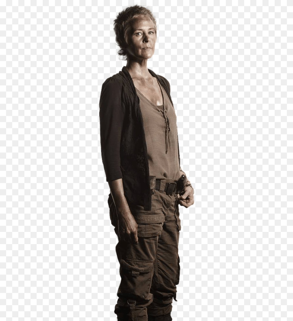 The Walking Dead Walking Dead Carol, Vest, Portrait, Photography, Person Png