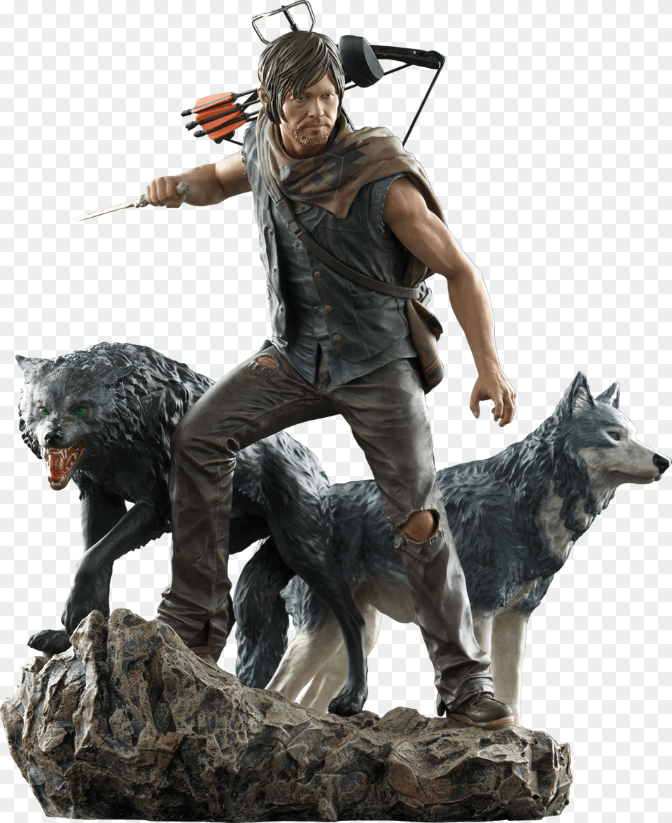 The Walking Dead Walking Dead Daryl 3d Print, Adult, Weapon, Sword, Person Free Transparent Png