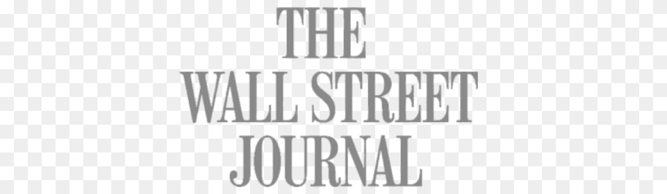 The Wall Street Journal Grey Logo, Text Png Image