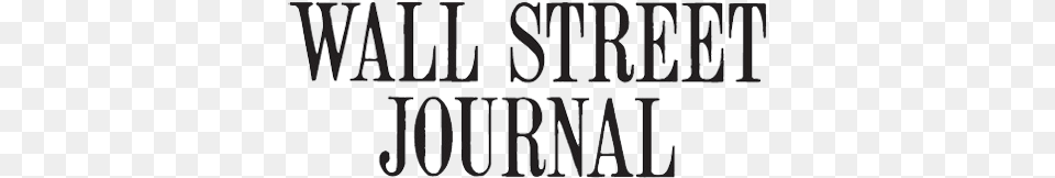 The Wall Street Journal Logo Banner Black And White Wall Street Journal Logo, Text, Alphabet Png Image