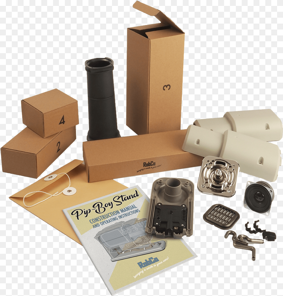 The Wand Company Fallout Pip Boy 2000 Bluetooth Speaker, Box, Cardboard, Carton, Electronics Png