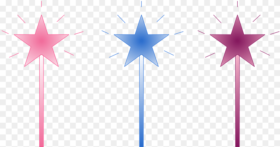 The Wand Fairy Godmother Image On Pixabay Four Stars, Star Symbol, Symbol Free Png Download