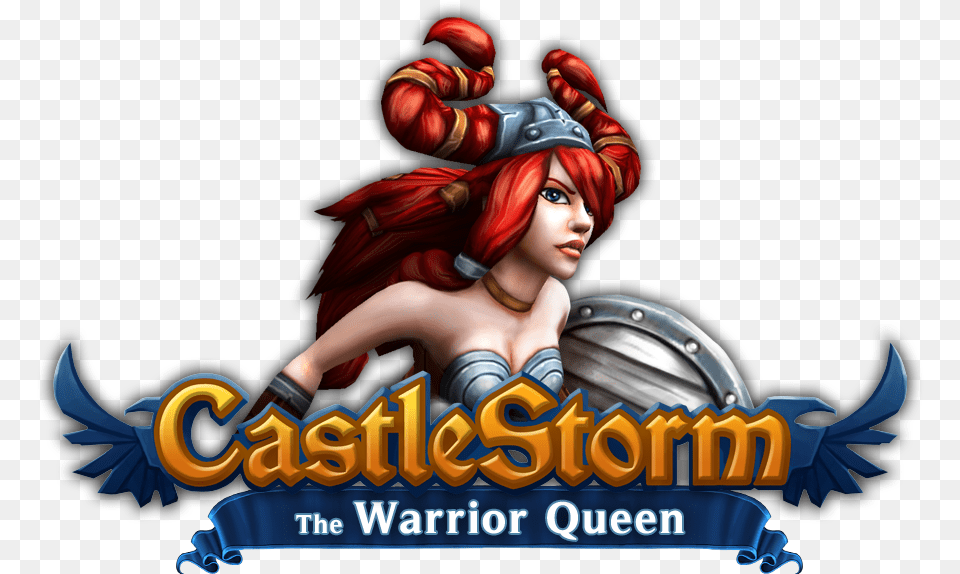 The Warrior Queen Dlc Is Now Available Castlestorm, Book, Comics, Publication, Adult Png