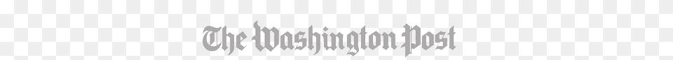 The Washington Post Grey Logo, Text Free Png Download