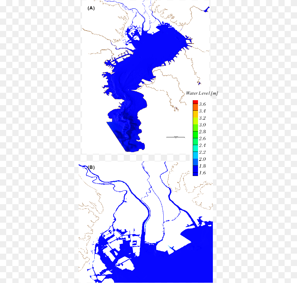 The Water Surface Elevation Contours At 17 Hours In Tokyo, Chart, Plot, Nature, Land Free Transparent Png