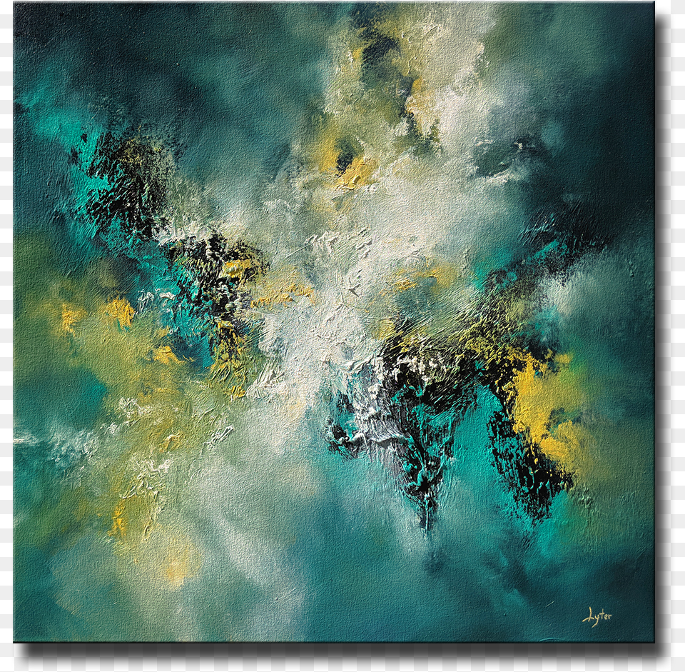 The Waves Of A Turbulent Sea Art, Modern Art, Painting, Canvas, Nature Png