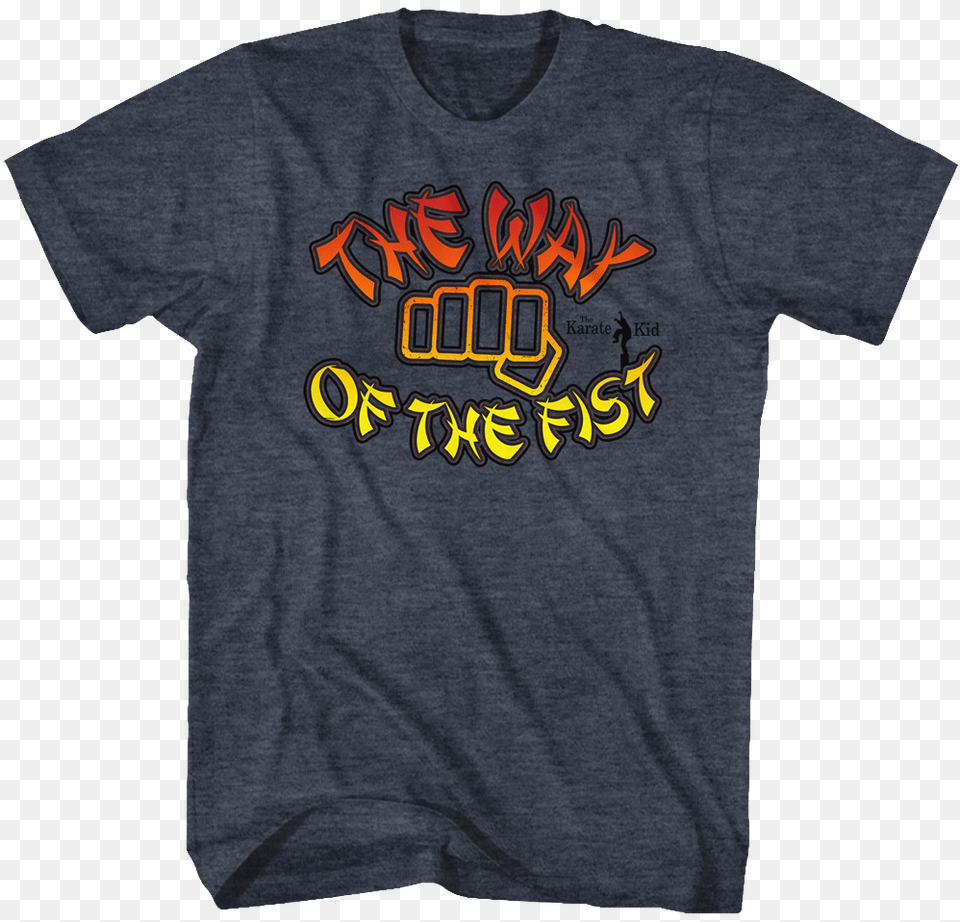 The Way Of The Fist Karate Kid T Shirt Active Shirt, Clothing, T-shirt Free Png Download