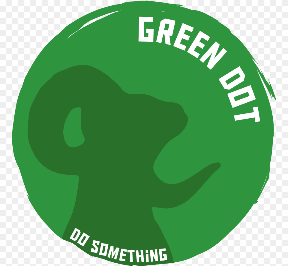 The Wcu Green Dot Logo Sign, Sticker Free Png
