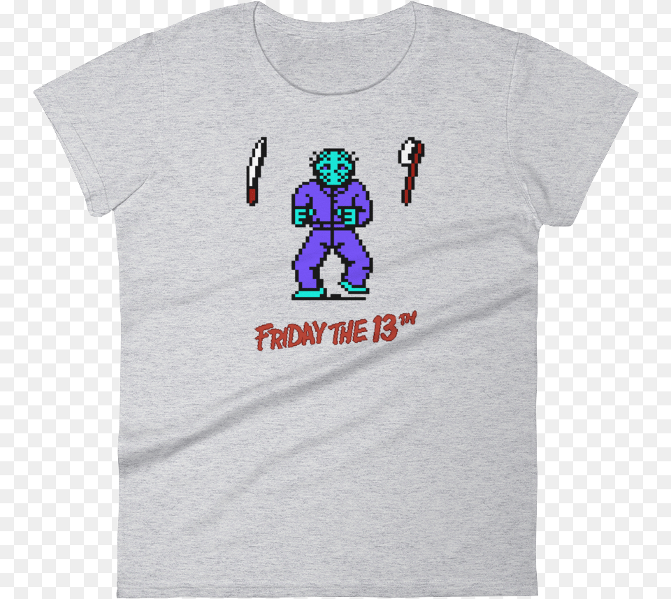 The Weapons Of Jason Voorhees Friday The 13th Nes Video Mary Queen Of Scots T Shirt, Clothing, T-shirt, Baby, Person Free Png Download