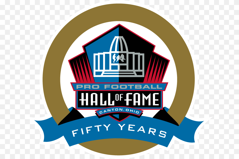 The Wearing Of Green And Gold Deck Hall Nfl Hall Of Fame Logo, Badge, Symbol, Emblem, Architecture Free Png Download