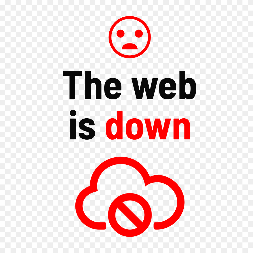 The Web Is Down Sign, Logo, Symbol, Advertisement, Poster Free Png