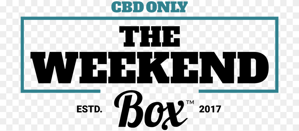 The Weekend Box Cbd Poster, White Board Free Png