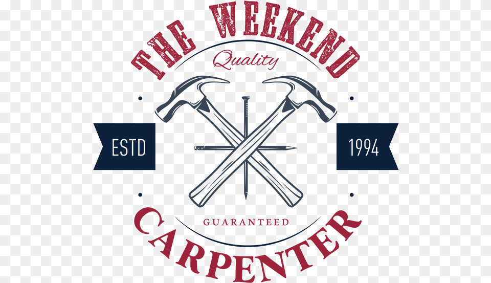 The Weekend Carpenter Graphic Design, Device, Hammer, Tool Free Png