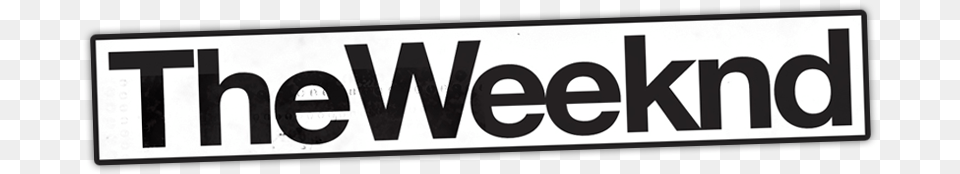 The Weeknd Logo Weeknd Overdose, Sign, Symbol, Text Png Image
