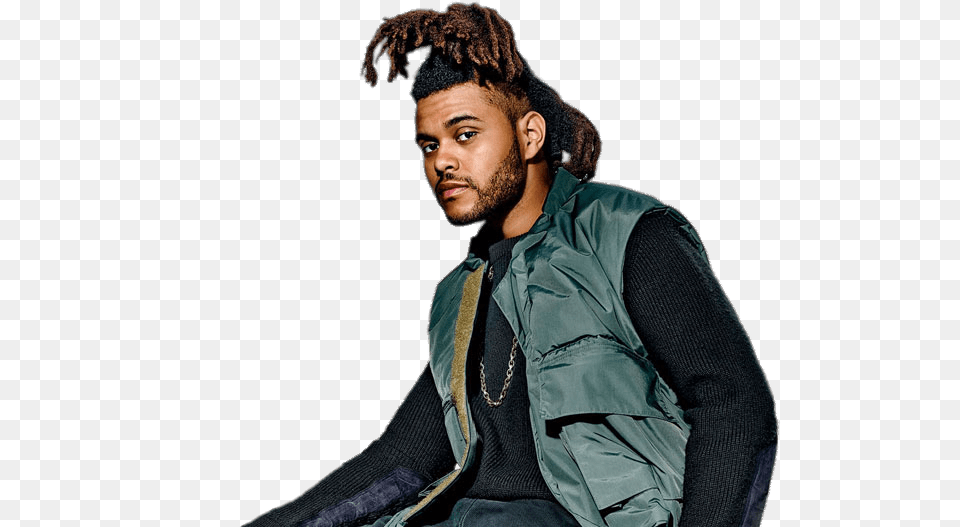 The Weeknd Posing Transparent, Photography, Person, Portrait, Jacket Png Image