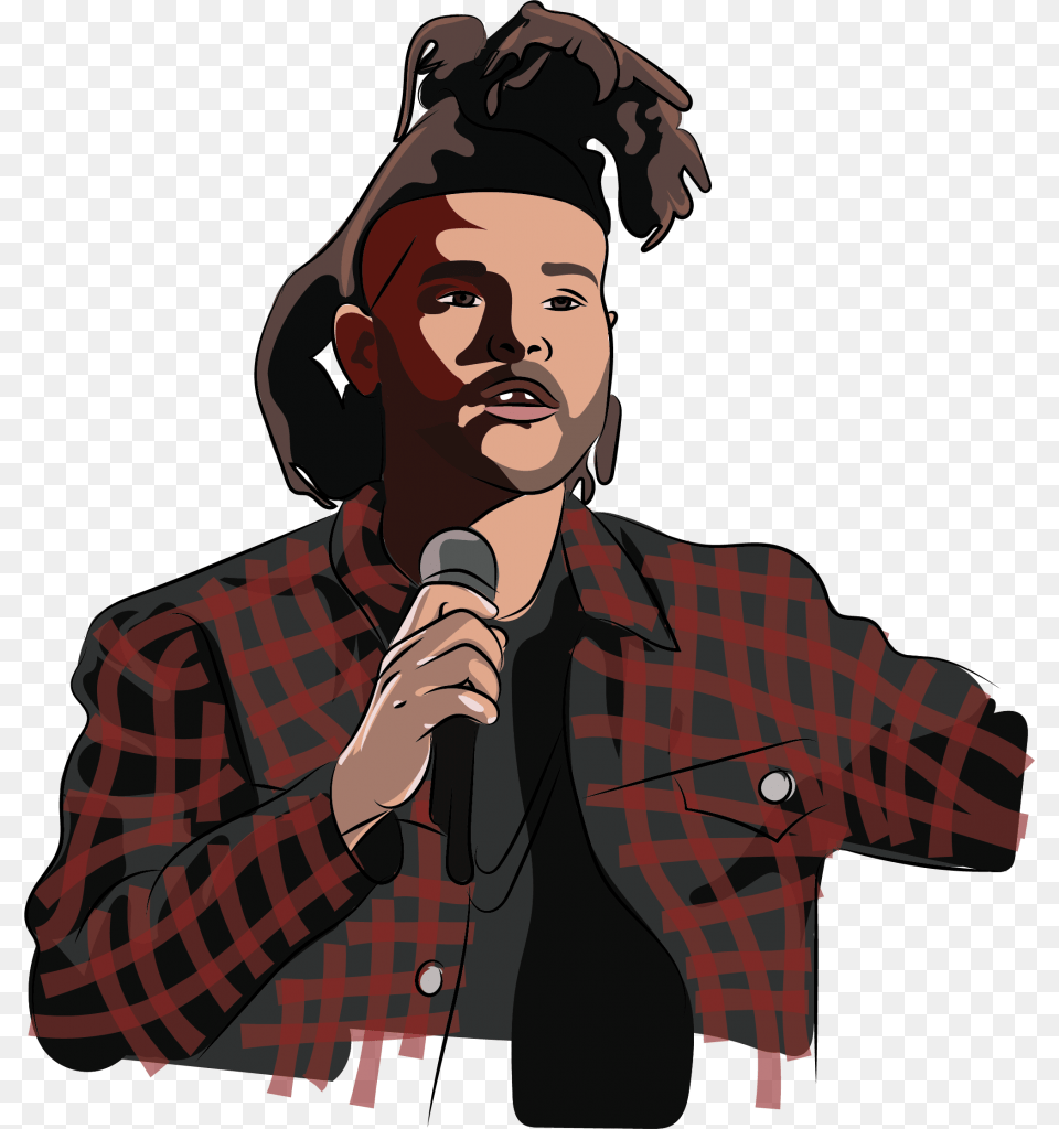 The Weeknd Weeknd, Microphone, Electrical Device, Adult, Person Free Png Download