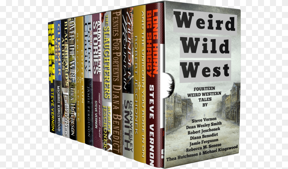 The Weird Wild West Bundle Book Cover, Publication, Indoors, Library Free Png Download
