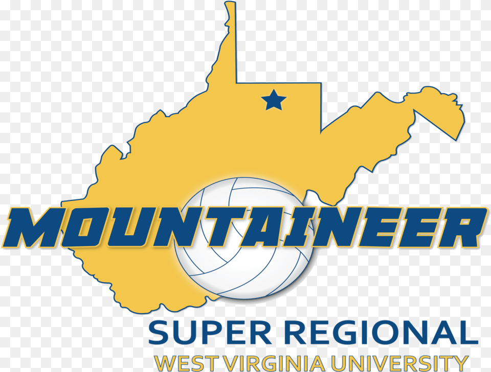 The West Virginia Mountaineer Super Regionals Is A Graphic Design, Logo, Architecture, Building, Factory Png