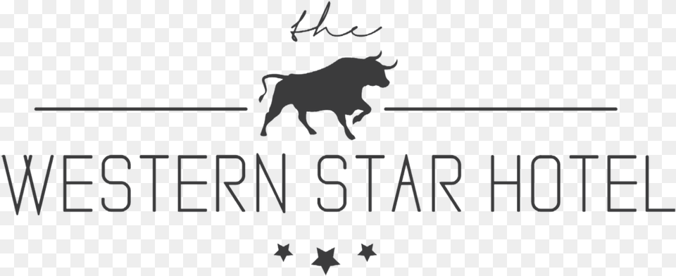 The Western Star Hotel Logo Hotel, Animal, Bull, Mammal, Cattle Free Png