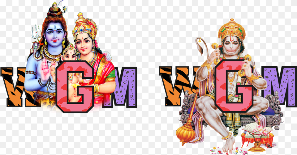 The Wgm With Various Hindu Gods And Goddesses Hanuman Jayanti For Hospital, Person, Adult, Bride, Female Free Transparent Png