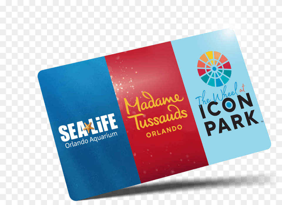 The Wheel Madame Tussauds And Sea Life Aquarium Combo Sea Life Centre, Paper, Text, Business Card Free Png Download