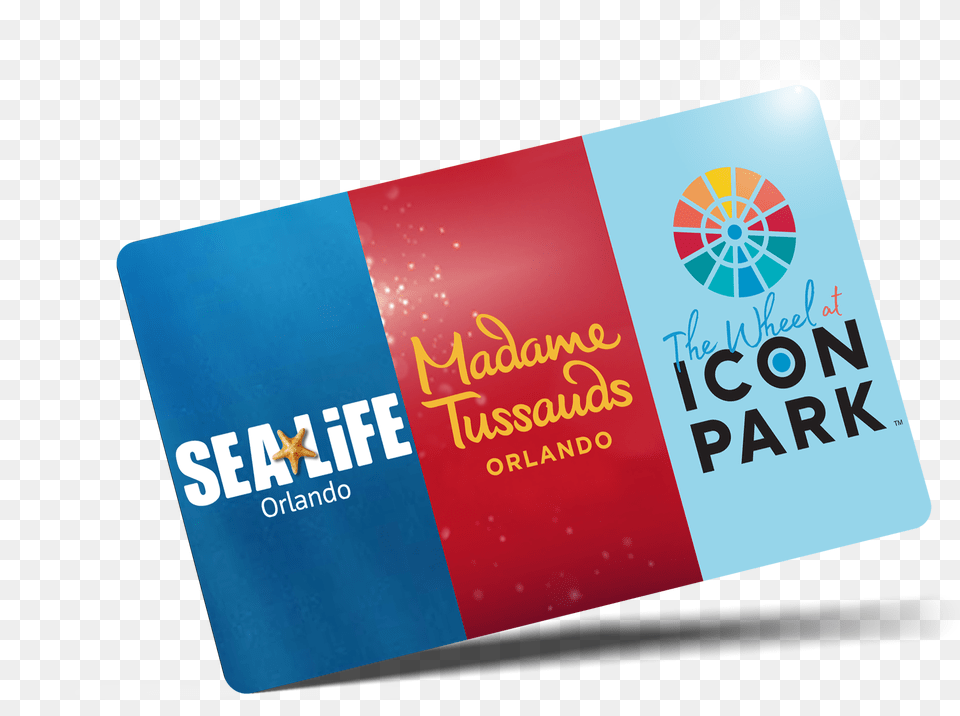 The Wheel Madame Tussauds And Sea Life Aquarium Combo Sea Life Centres, Text, Business Card, Paper, Credit Card Free Png Download