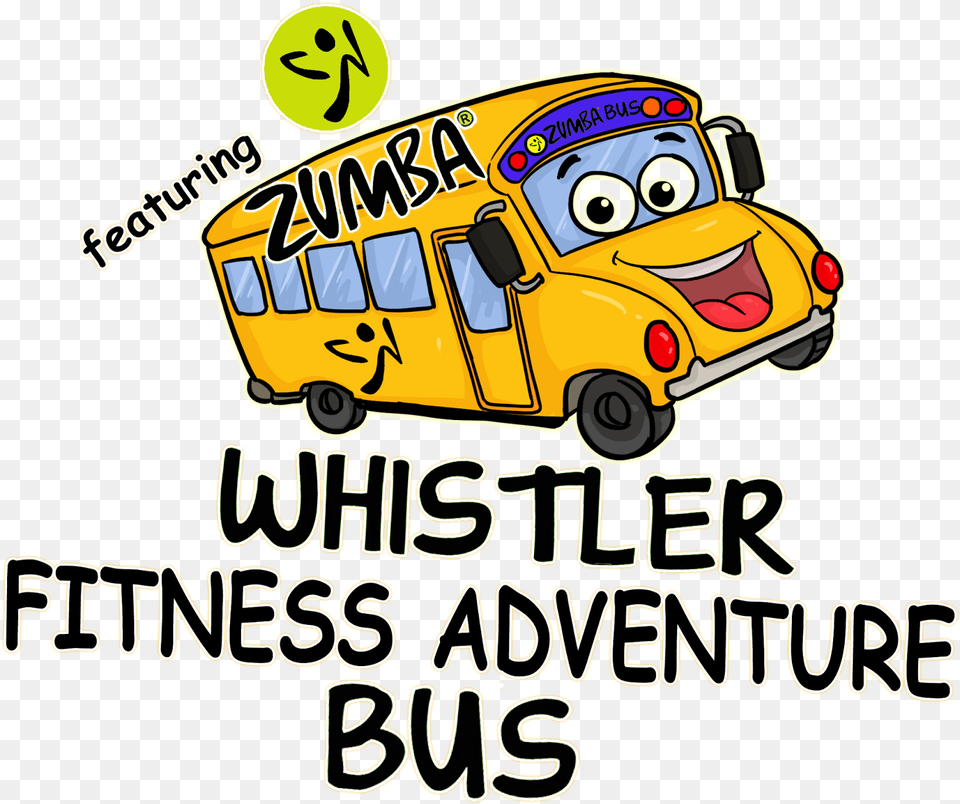 The Whistler Zumba Bus Is Almost Ready To Go On Tour School Bus, Transportation, Vehicle, School Bus, Car Png Image