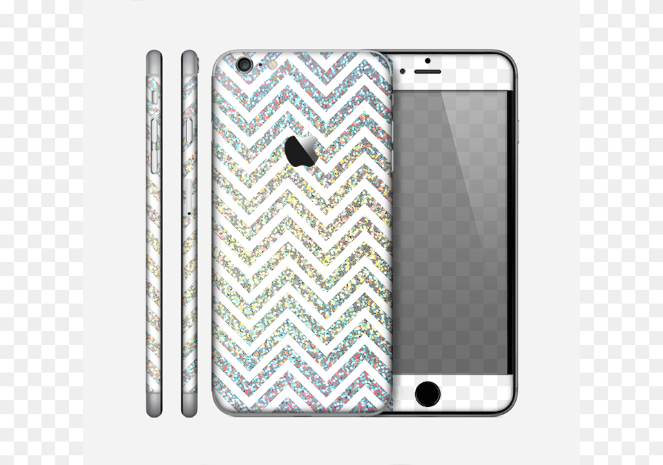 The White Amp Confetti Glitter Print Sharp Chevron Skin Coque Pour Ipod Touch, Electronics, Mobile Phone, Phone Free Png Download