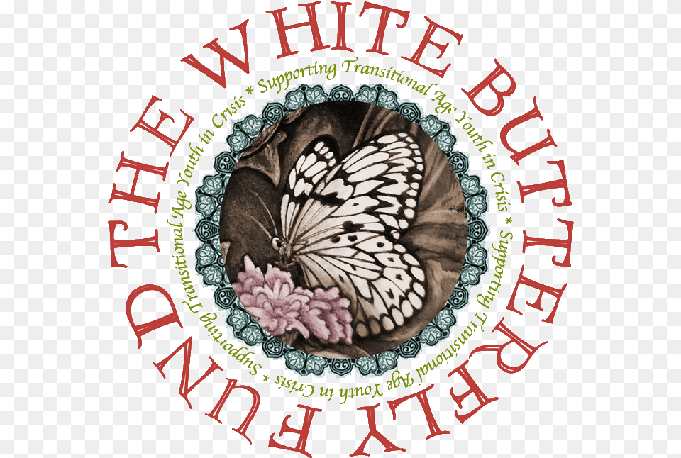 The White Butterfly Fund Flower, Pattern, Art Free Png Download