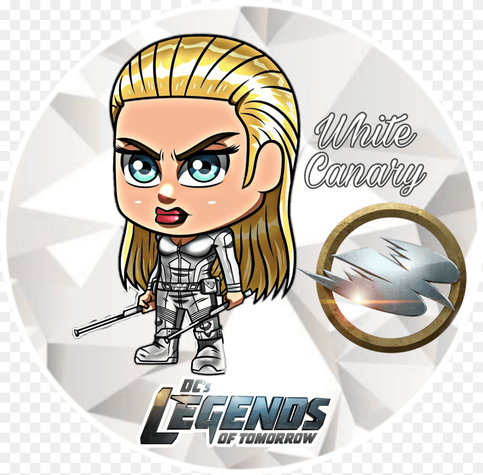 The White Canary Icondc Legends Of Tomorrowsticker Cartoon, Baby, Book, Comics, Person Free Transparent Png