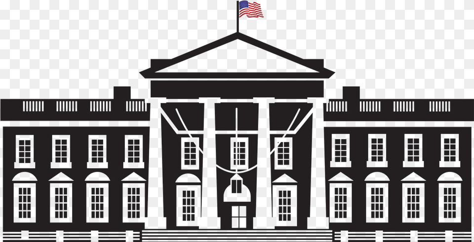 The White House Banner White House Vector Graphics, Architecture, Building, Office Building, City Free Transparent Png