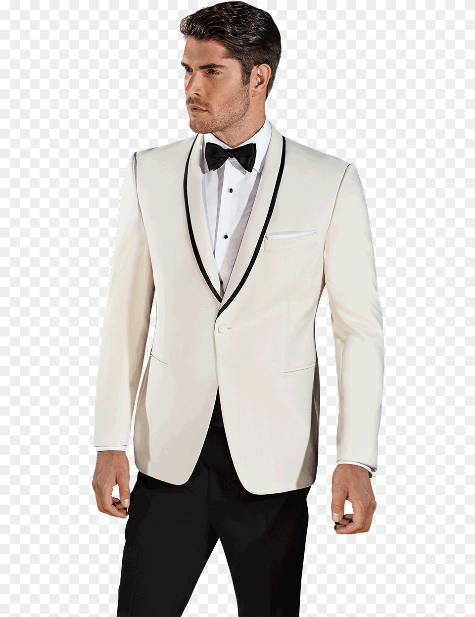 The White Waverly White And Black Tux, Clothing, Formal Wear, Shirt, Suit Png Image